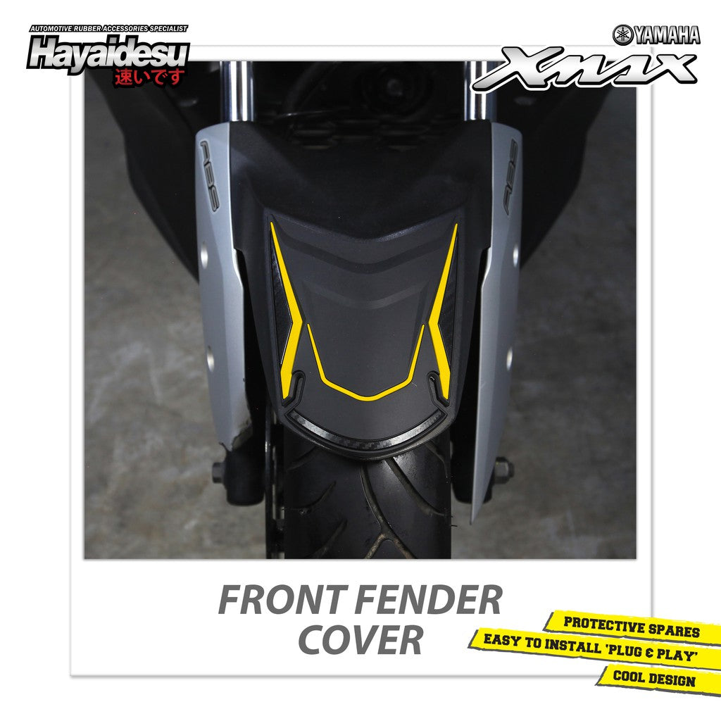 Hayaidesu Front Fender Protector Cover Yamaha XMAX OLD Aksesoris Decal Variasi Pelindung Spakbor XMax