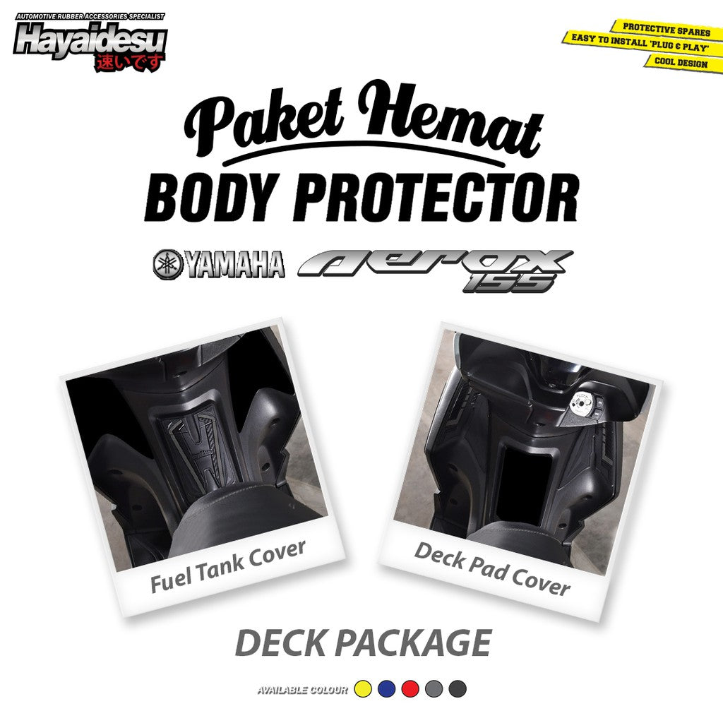 PAKET HEMAT 1 Hayaidesu Body Protector Deck Package AEROX OLD