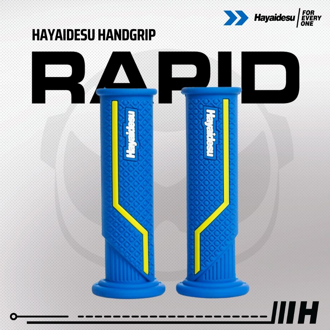 Hayaidesu Handgrip RAPID - Hand Grip Motor Sport Ninja,ZX, CBR, R1, R6, R25, R1, GSX (Ujung Terbuka)
