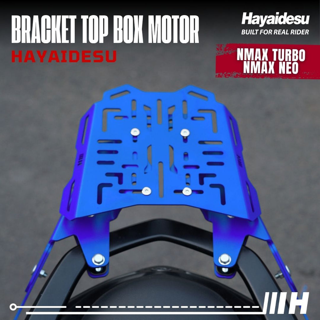 Hayaidesu Bracket Top Box Motor NMAX TURBO/NEO - Bracket Dudukan Box Belakang NMAX TURBO/NEO