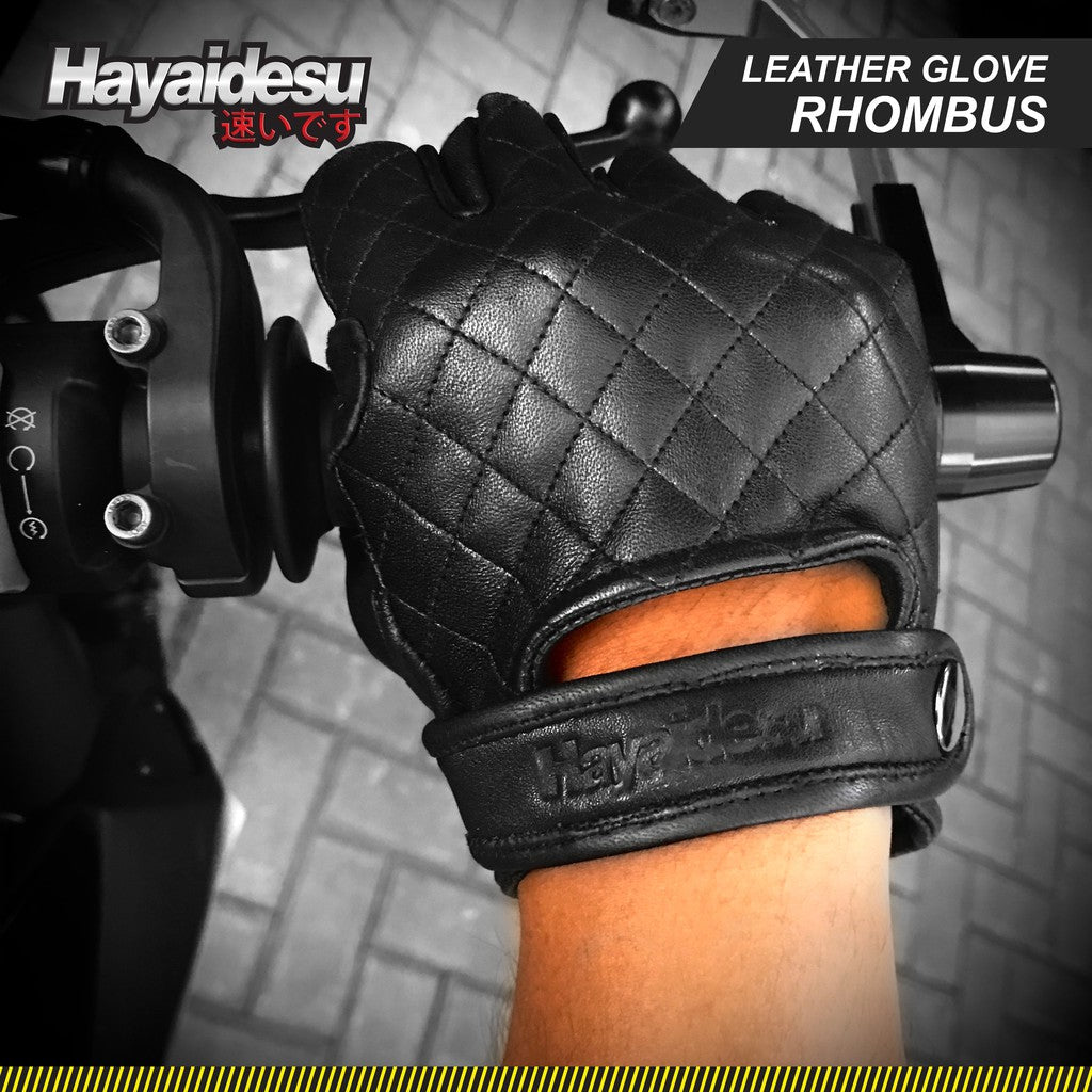 Hayaidesu Gloves Rhombus Half Finger