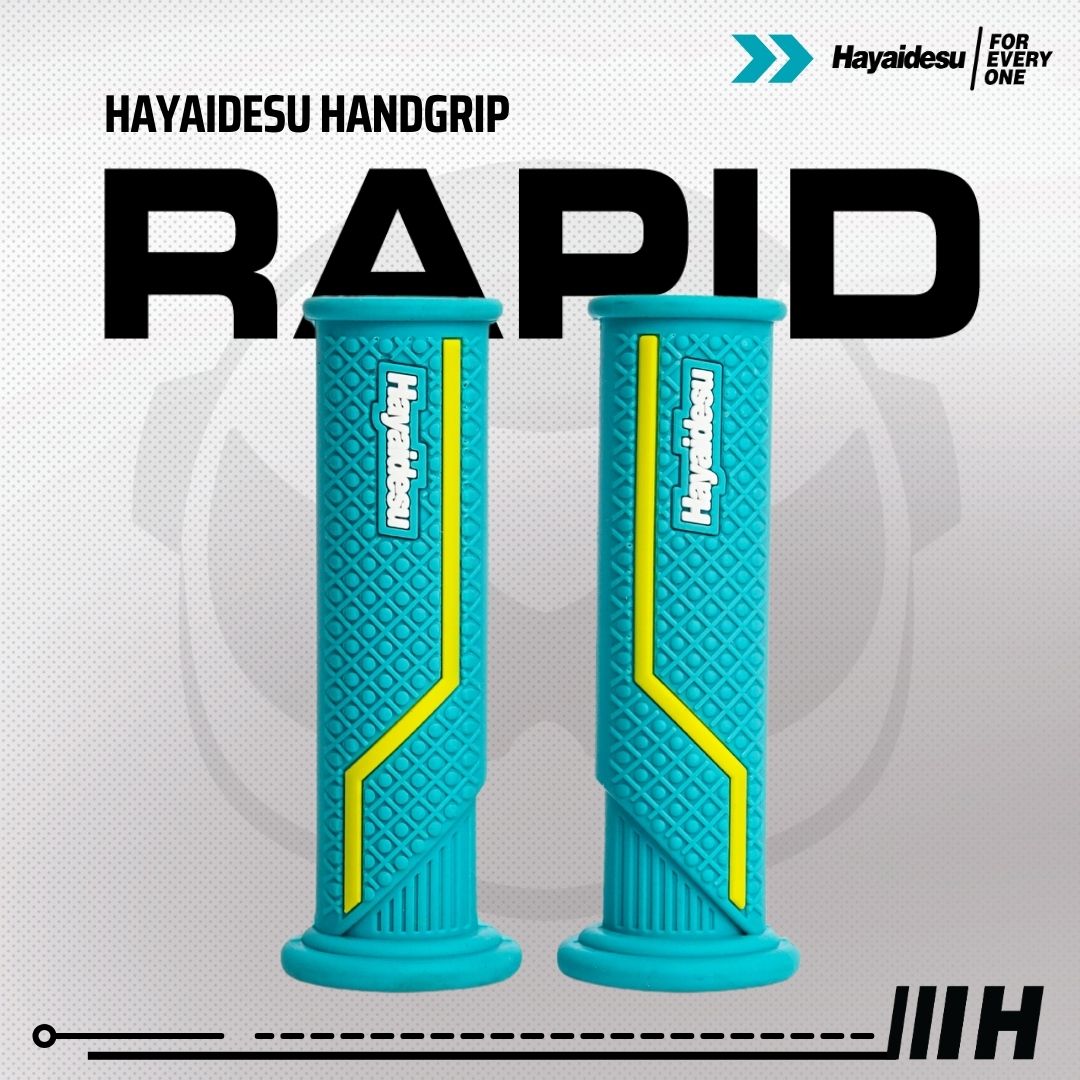 Hayaidesu Handgrip RAPID - Hand Grip Motor Sport Ninja,ZX, CBR, R1, R6, R25, R1, GSX (Ujung Terbuka)