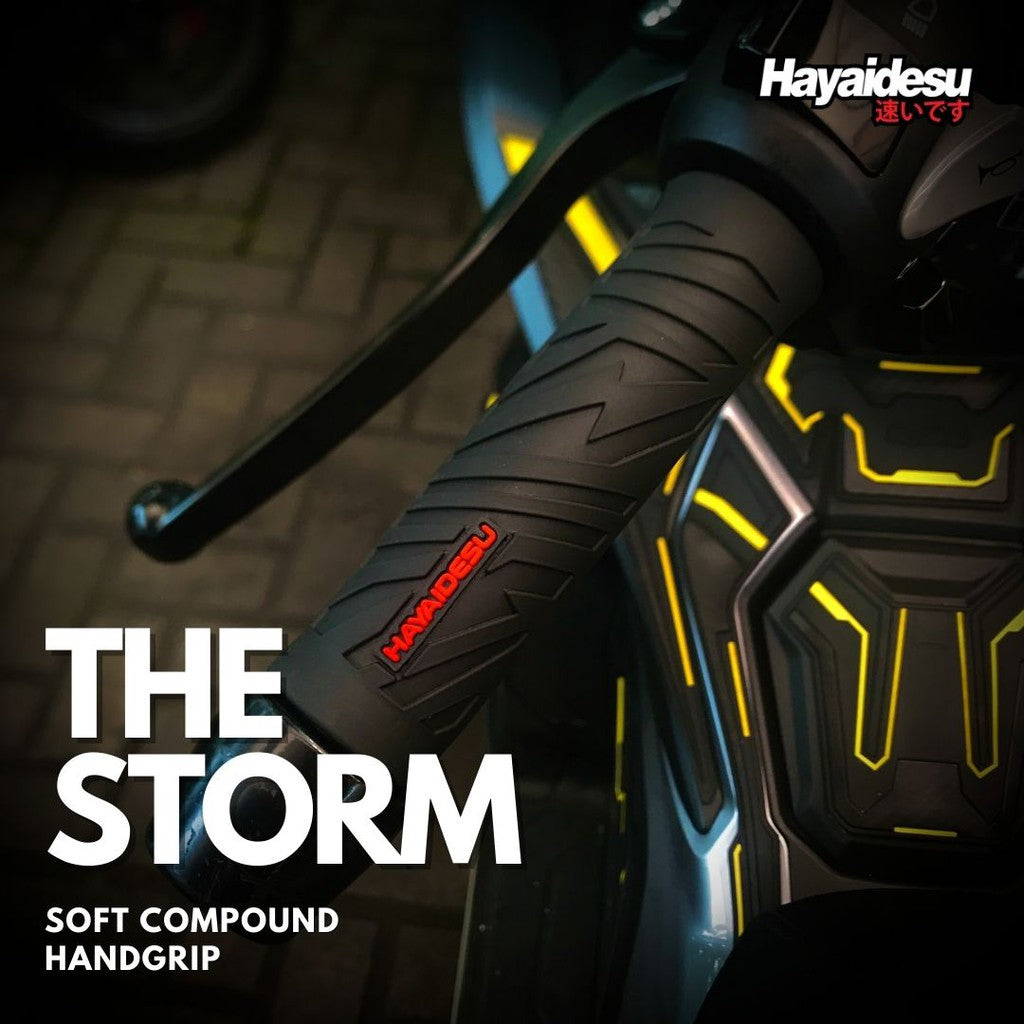 Hayaidesu Handgrip THE STORM - Hand Grip Motor Matic NMAX , PCX , ADV , VARIO , AEROX , XMAX , BEAT , SCOOPY , MIO