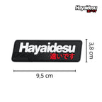 Hayaidesu Logo Rubber Sticker
