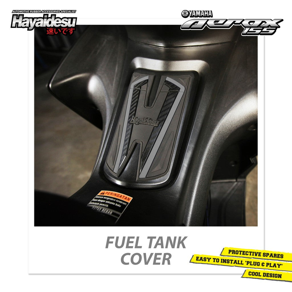 Hayaidesu Tank Pad Protector Cover Aerox Old Aksesoris Decal Variasi Carbon Pelindung Tutup Tanki