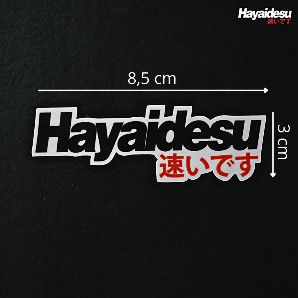 Sticker Vinyl Hayaidesu Logo