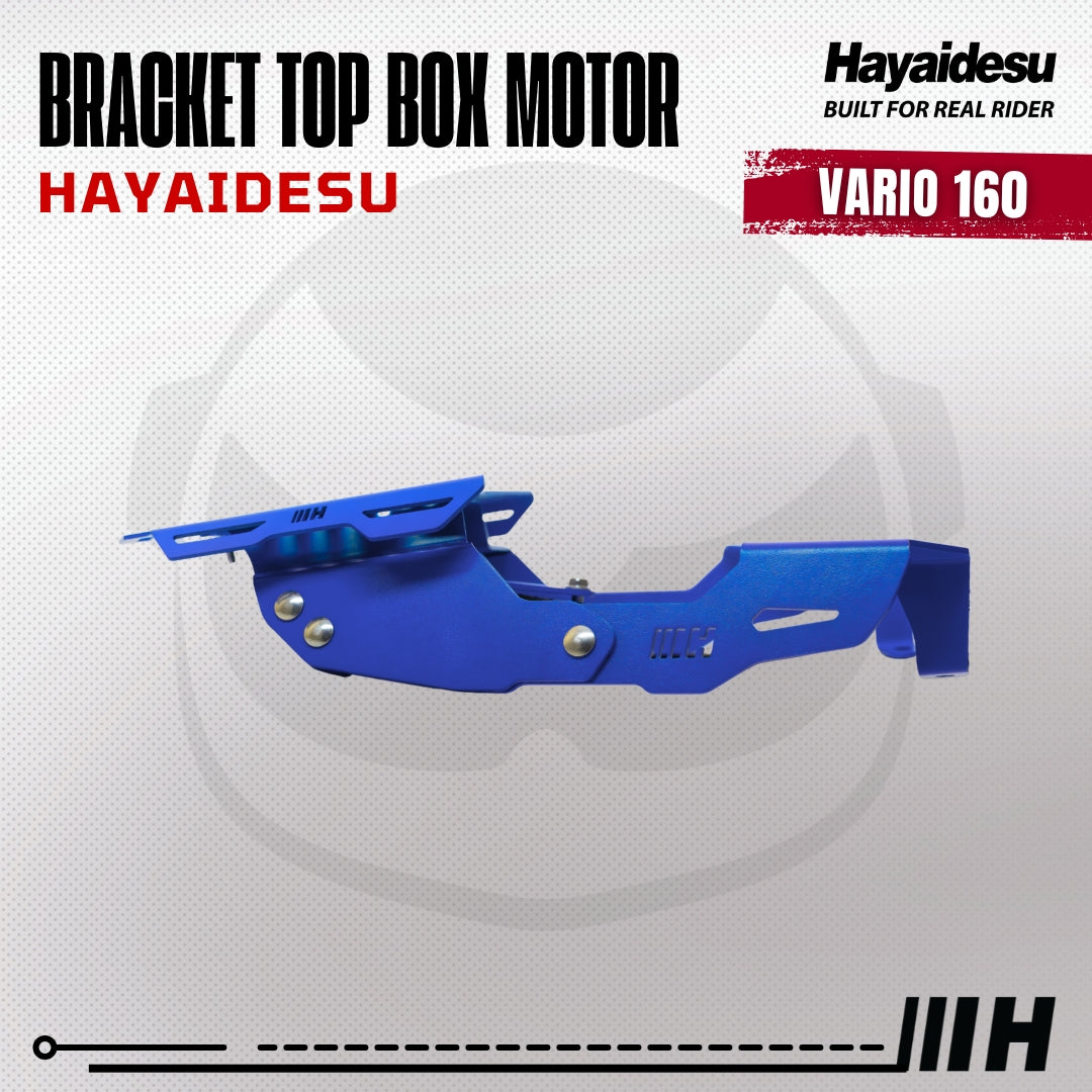 Hayaidesu Bracket Top Box Motor VARIO 160 - Bracket Dudukan Box Belakang VARIO 160