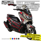 Hayaidesu Body Protector Yamaha NMAX OLD 2015-2019 Full set Aksesoris Decal Variasi Carbon Pelindung Body