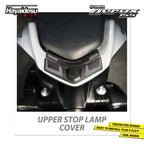 Hayaidesu Upper Stop Lamp Protector Cover  AEROX OLD Aksesoris Decal Variasi Carbon Pelindung Body