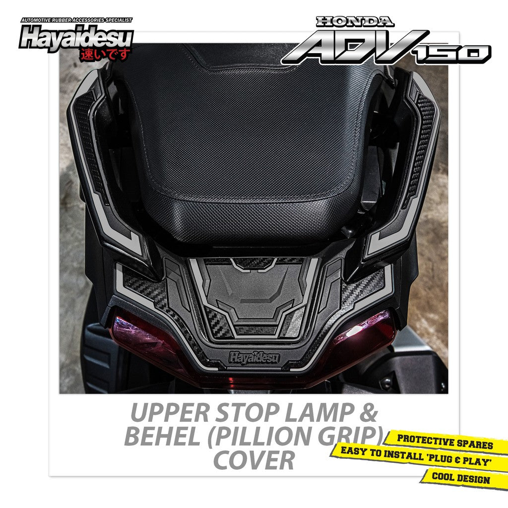 Hayaidesu Honda ADV 150  Behel Upper Stop Lamp Pillion Grip Body Protector Cover