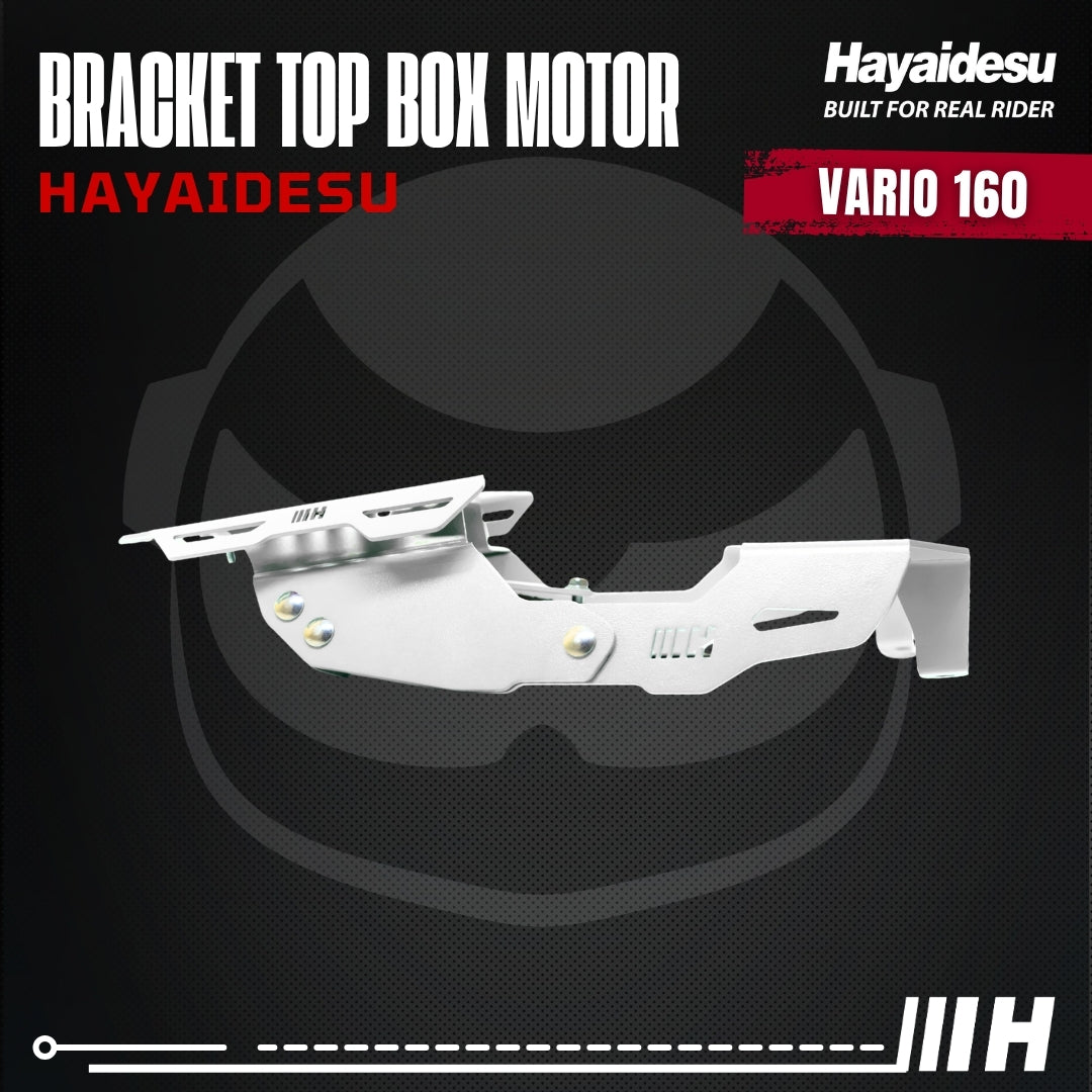 Hayaidesu Bracket Top Box Motor VARIO 160 - Bracket Dudukan Box Belakang VARIO 160
