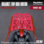 Hayaidesu Bracket Top Box Motor VARIO 160 - Bracket Dudukan Box Belakang VARIO 160