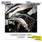 Hayaidesu Lower Front Side Protector Cover Aerox Old Aksesoris Decal Variasi Carbon NVX