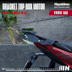 Hayaidesu Bracket Top Box Motor VARIO 160 - Bracket Dudukan Box Belakang VARIO 160