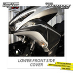 Hayaidesu Lower Front Side Protector Cover Aerox Old Aksesoris Decal Variasi Carbon NVX