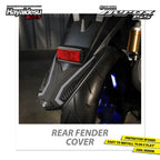 Hayaidesu Rear Fender Protector Cover Aerox Old Aksesoris Decal Variasi Carbon Pelindung Body Aerox