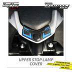 Hayaidesu Upper Stop Lamp Protector Cover  AEROX OLD Aksesoris Decal Variasi Carbon Pelindung Body