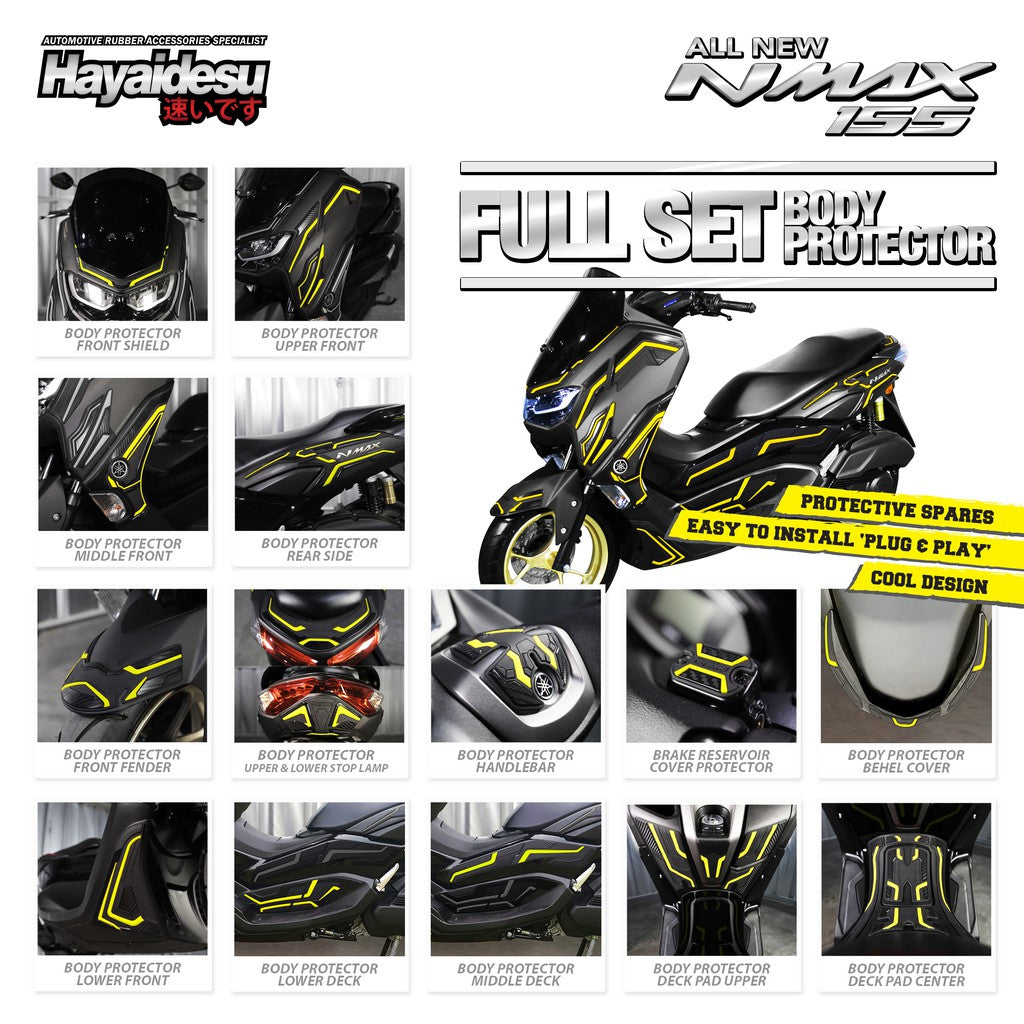 Hayaidesu All New Nmax 2020-2023 Full Set Body Protector Variasi