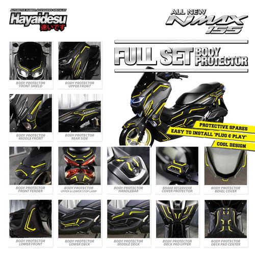 Hayaidesu All New Nmax 2020-2023 Full Set Body Protector Variasi