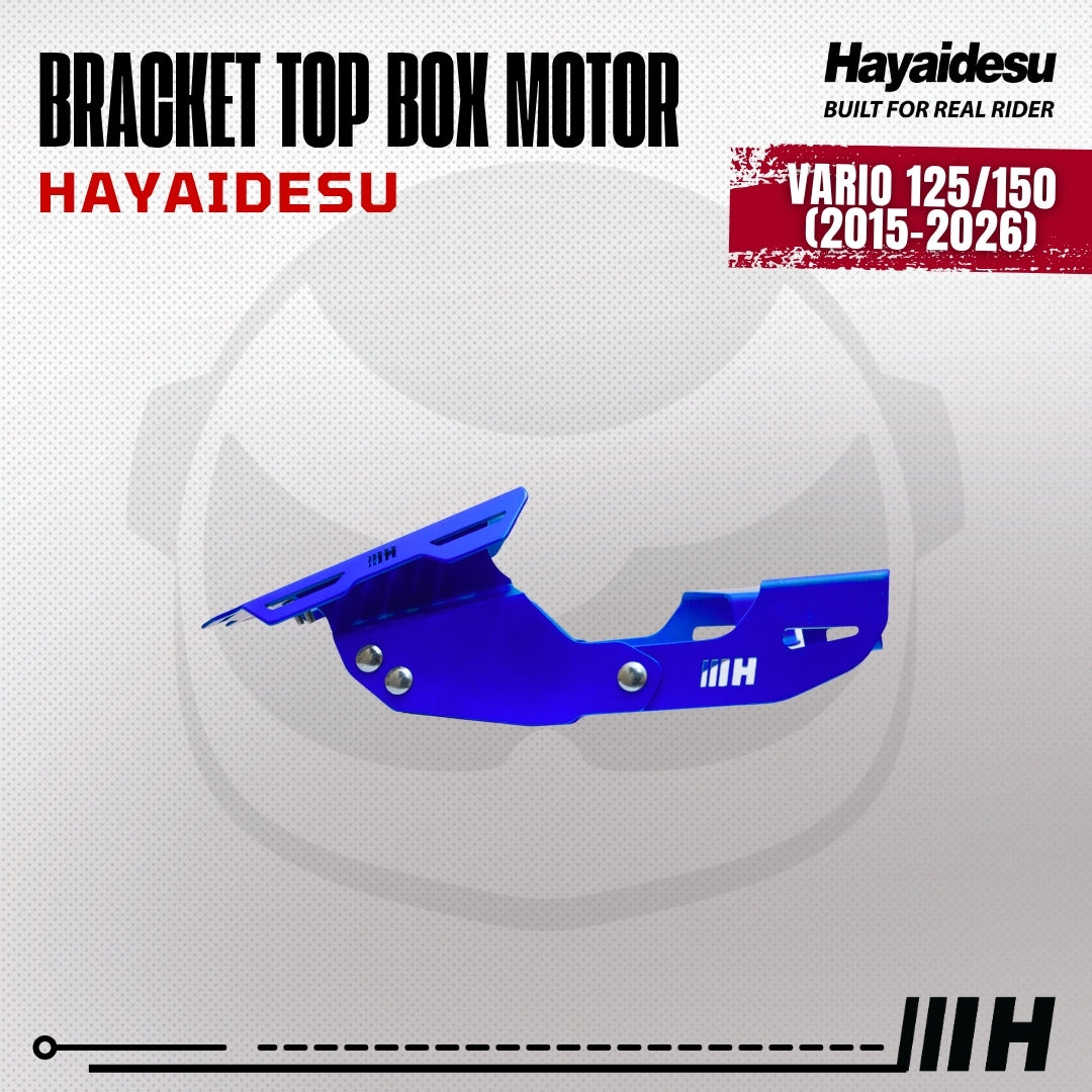 Hayaidesu Bracket Top Box Motor VARIO 125/150 (2015-2026) - Bracket Dudukan Box Belakang VARIO 125/150