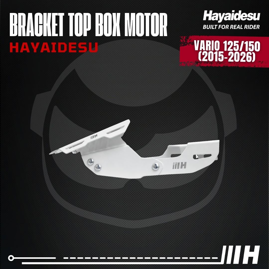 Hayaidesu Bracket Top Box Motor VARIO 125/150 (2015-2026) - Bracket Dudukan Box Belakang VARIO 125/150