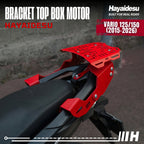 Hayaidesu Bracket Top Box Motor VARIO 125/150 (2015-2026) - Bracket Dudukan Box Belakang VARIO 125/150