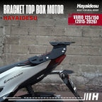 Hayaidesu Bracket Top Box Motor VARIO 125/150 (2015-2026) - Bracket Dudukan Box Belakang VARIO 125/150