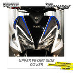 Hayaidesu Upper Front Side Protector Cover Aerox Old Aksesoris Decal Variasi Carbon Tameng NVX