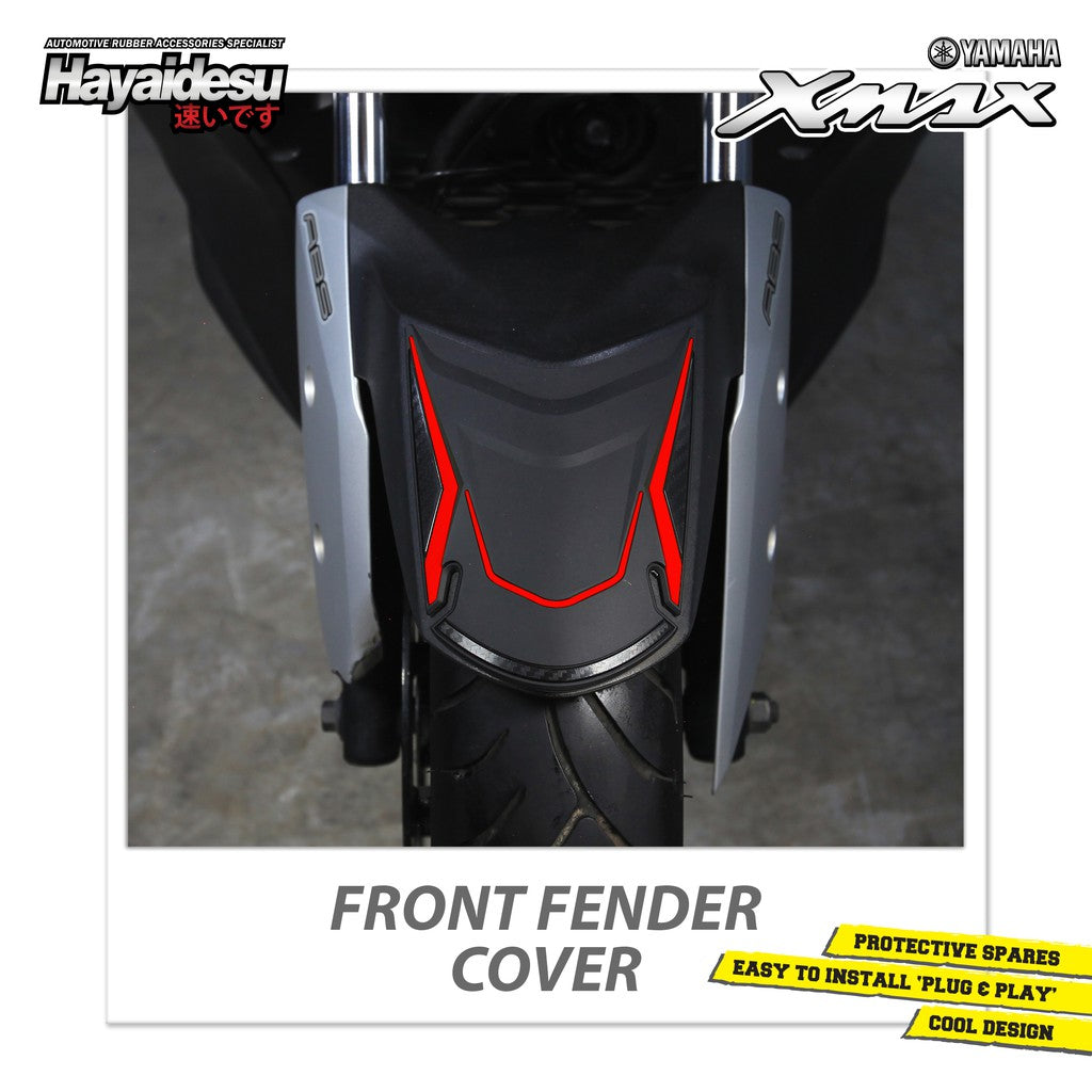 Hayaidesu Front Fender Protector Cover Yamaha XMAX OLD Aksesoris Decal Variasi Pelindung Spakbor XMax