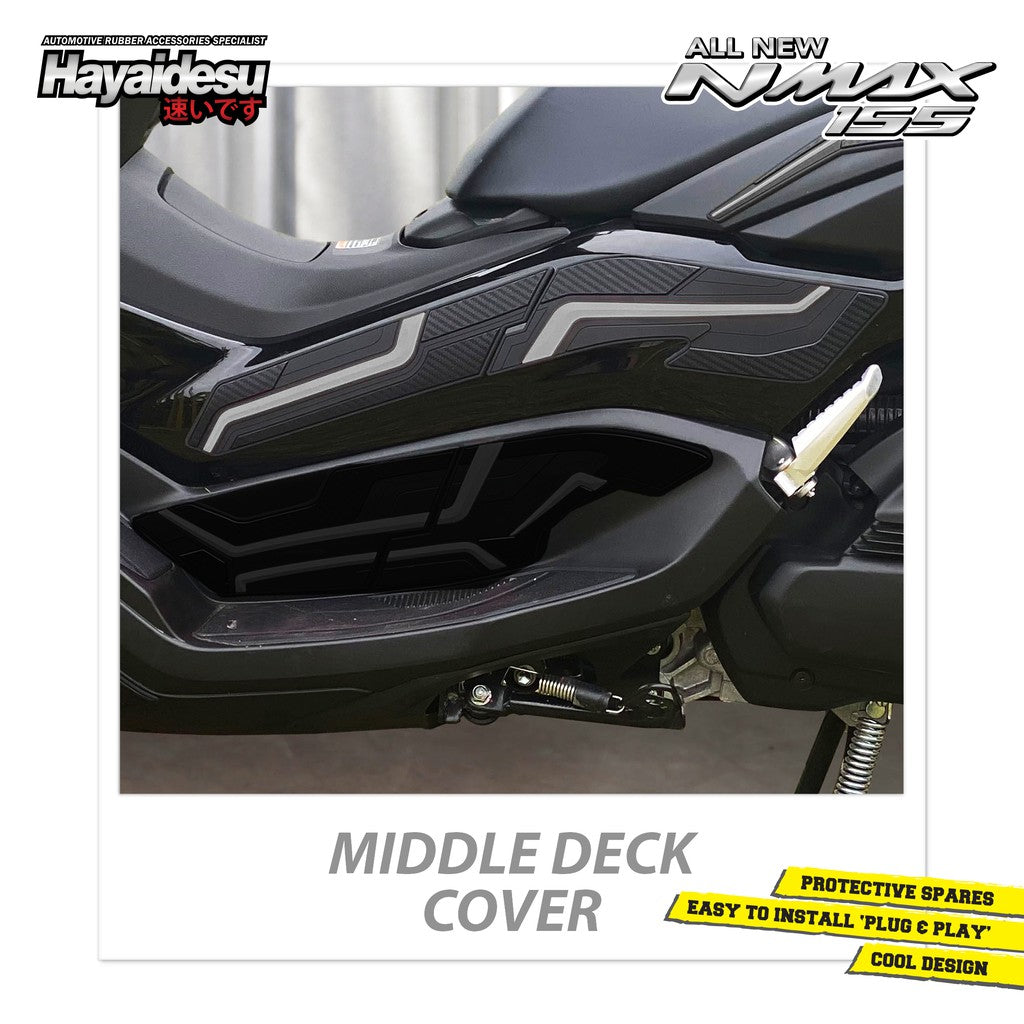 Hayaidesu All New NMAX 2020-2023 Middle Deck Cover Variasi Body Protector