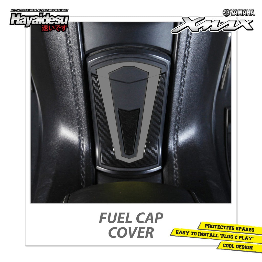 Hayaidesu Tank Pad Yamaha XMAX OLD Aksesoris Decal Variasi Carbon Pelindung Tangki