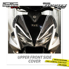 Hayaidesu Upper Front Side Protector Cover Aerox Old Aksesoris Decal Variasi Carbon Tameng NVX