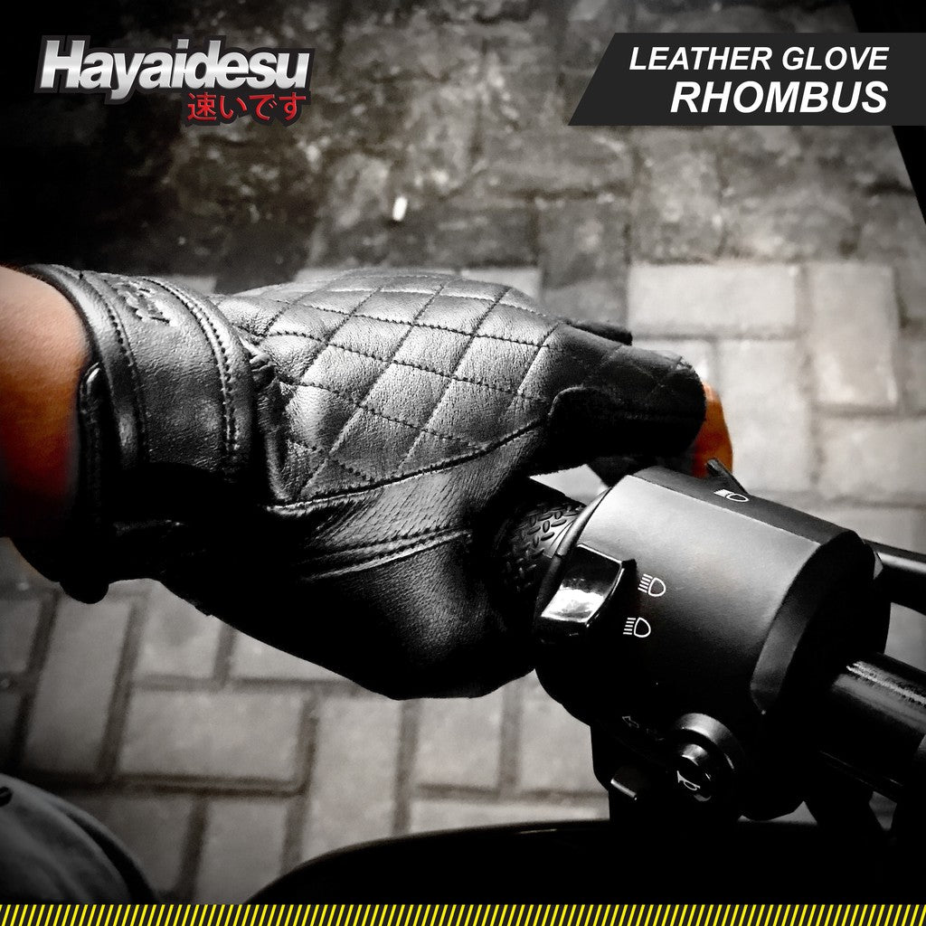 Hayaidesu Gloves Rhombus Half Finger