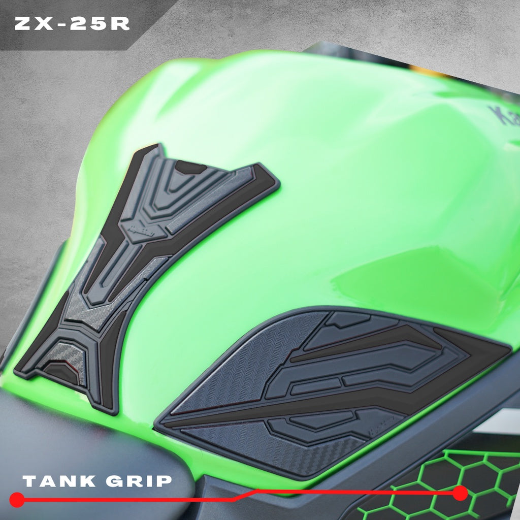 Hayaidesu Kawasaki ZX-25R Body Protector Tank Grip Cover