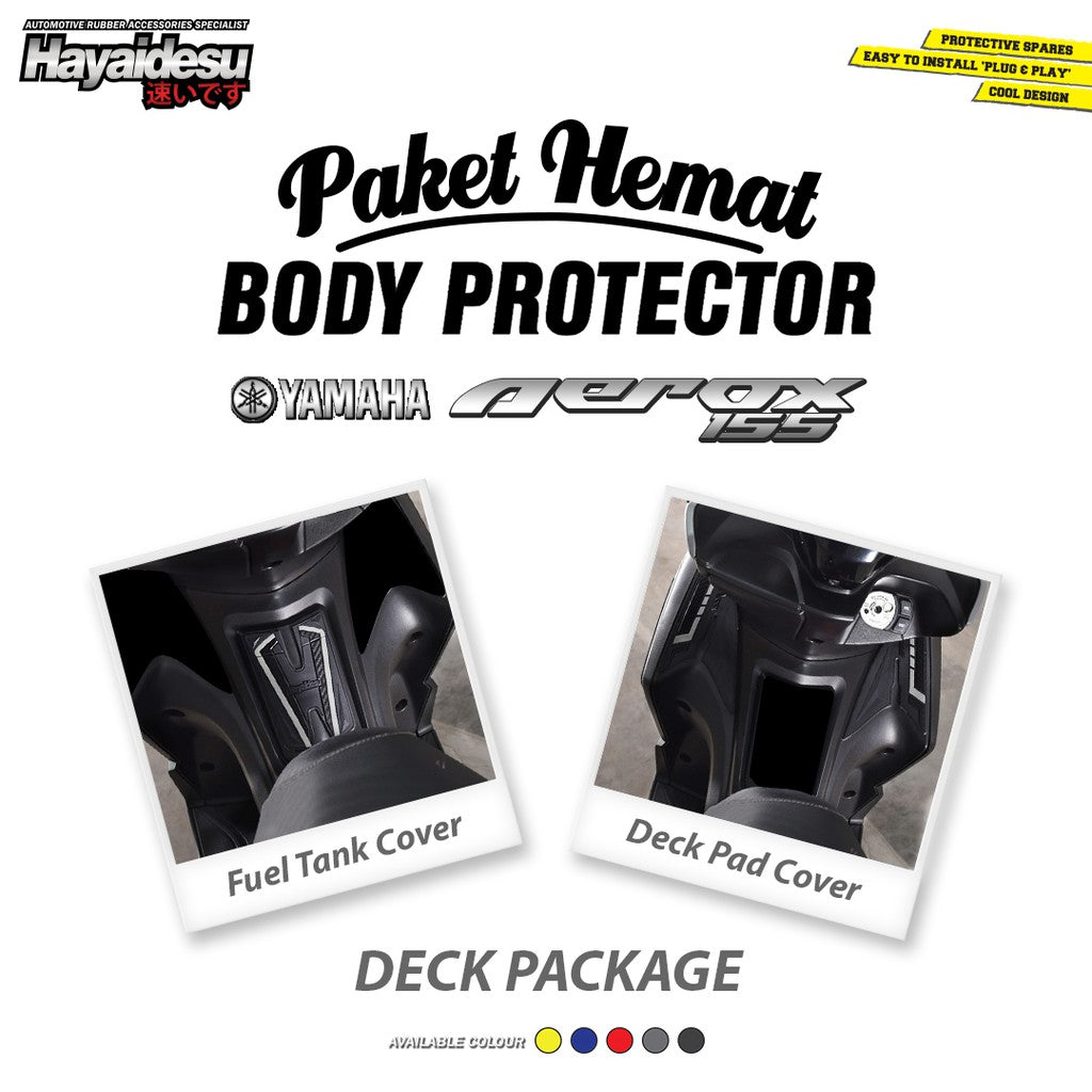PAKET HEMAT 1 Hayaidesu Body Protector Deck Package AEROX OLD