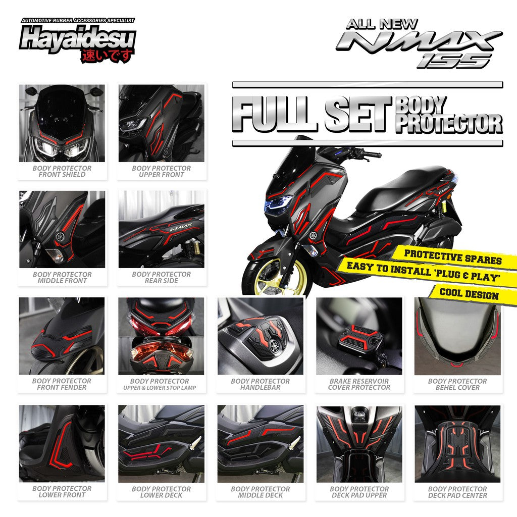Hayaidesu All New Nmax 2020-2023 Full Set Body Protector Variasi