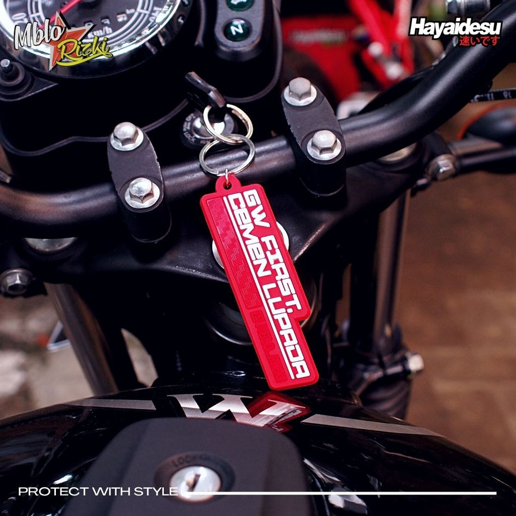 Hayaidesu x Mblo Rizky Keychain Gantungan Kunci