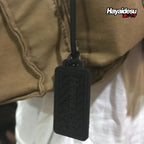 Hayaidesu Logo Luggage Tag Gantungan Tas