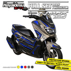 Hayaidesu Body Protector Yamaha NMAX OLD 2015-2019 Full set Aksesoris Decal Variasi Carbon Pelindung Body