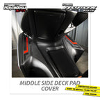 Hayaidesu Middle Side Protector Cover Aerox Old Aksesoris Decal Variasi Carbon Pelindung Deck