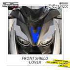 Hayaidesu Front Shield Cover Yamaha XMAX OLD Aksesoris Decal Variasi Carbon Tameng Xmax