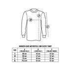 Hayaidesu Motorcycle Back Print T Shirt Long Sleeve