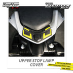 Hayaidesu Upper Stop Lamp Protector Cover  AEROX OLD Aksesoris Decal Variasi Carbon Pelindung Body