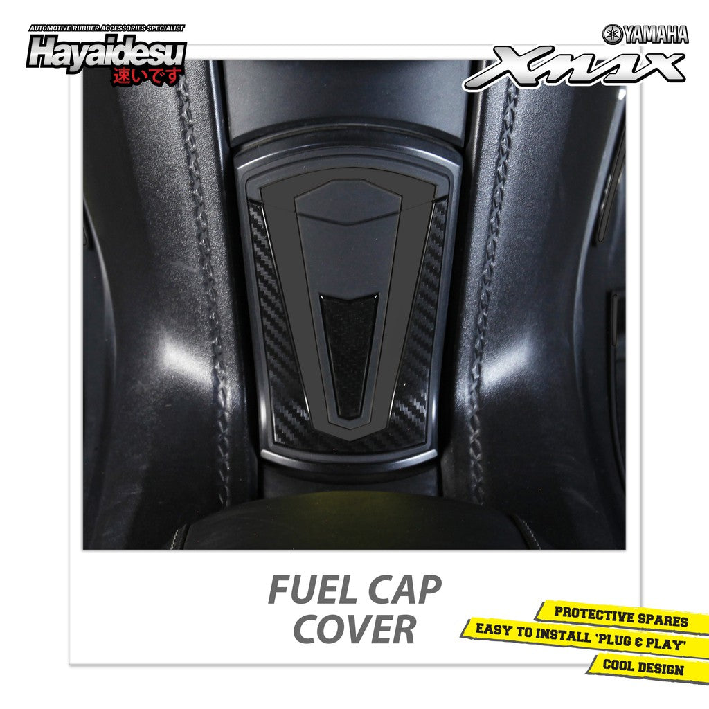 Hayaidesu Tank Pad Yamaha XMAX OLD Aksesoris Decal Variasi Carbon Pelindung Tangki