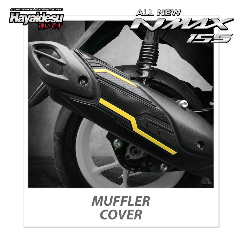 Hayaidesu All New NMAX Muffler Knalpot Cover Variasi Body Protector