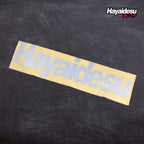 Hayaidesu Logo Cutting Sticker Reflective