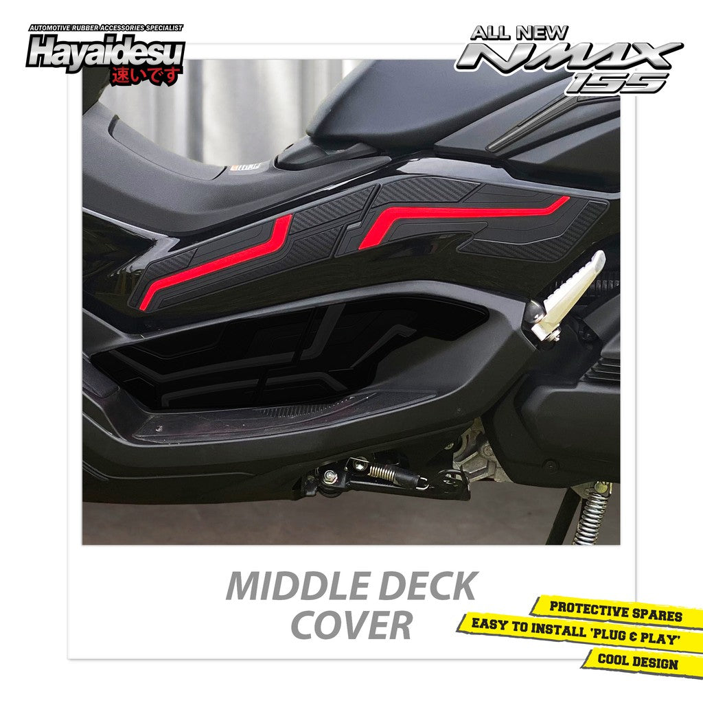 Hayaidesu All New NMAX 2020-2023 Middle Deck Cover Variasi Body Protector