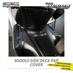 Hayaidesu Middle Side Protector Cover Aerox Old Aksesoris Decal Variasi Carbon Pelindung Deck