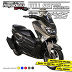 Hayaidesu Body Protector Yamaha NMAX OLD 2015-2019 Full set Aksesoris Decal Variasi Carbon Pelindung Body