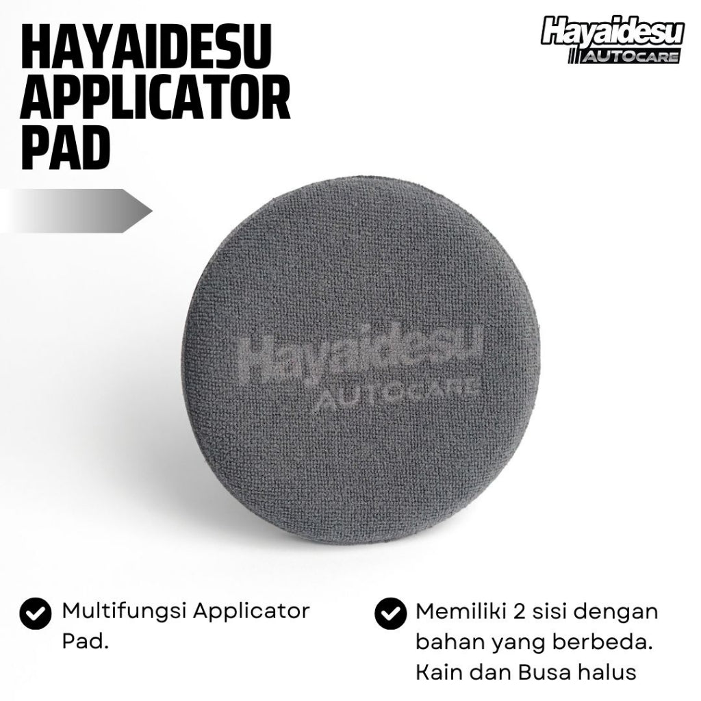 Hayaidesu Aplicator Pad Busa Poles Premium 2 Sisi